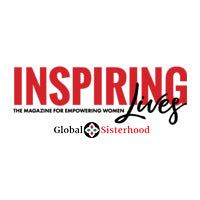 Logo, "Inspiring Lives, The Magazine for Empowering Women, Global Sisterhood"